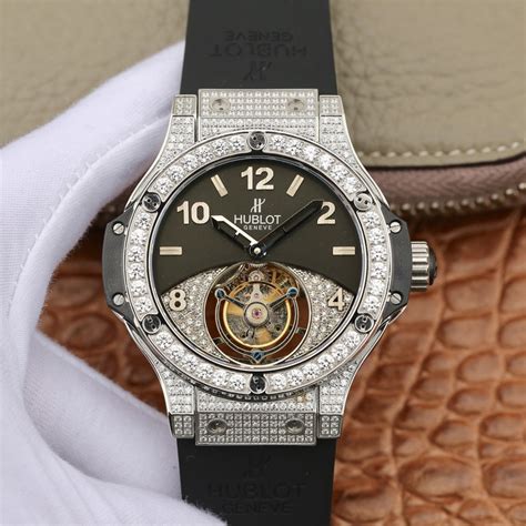 black diamond hublot watch replica|replica hublot watches men.